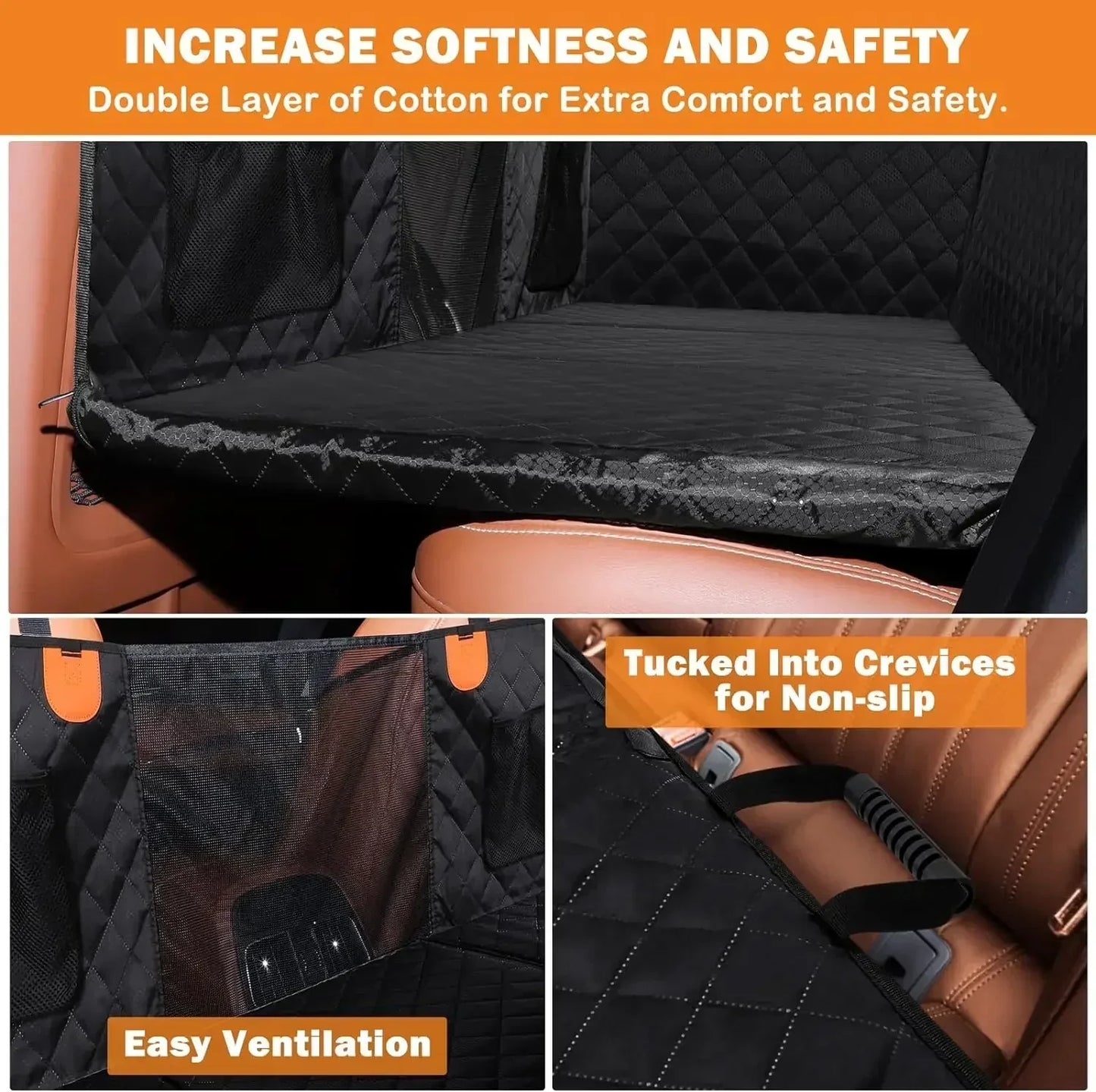 RuffRover 2.0β’ - Hard Bottom Dog Car Seat Protector