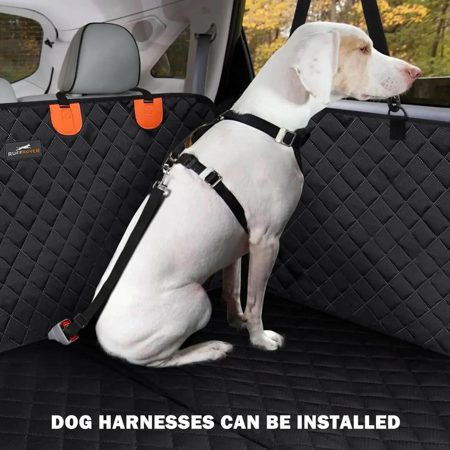 RuffRover 2.0β’ - Hard Bottom Dog Car Seat Protector