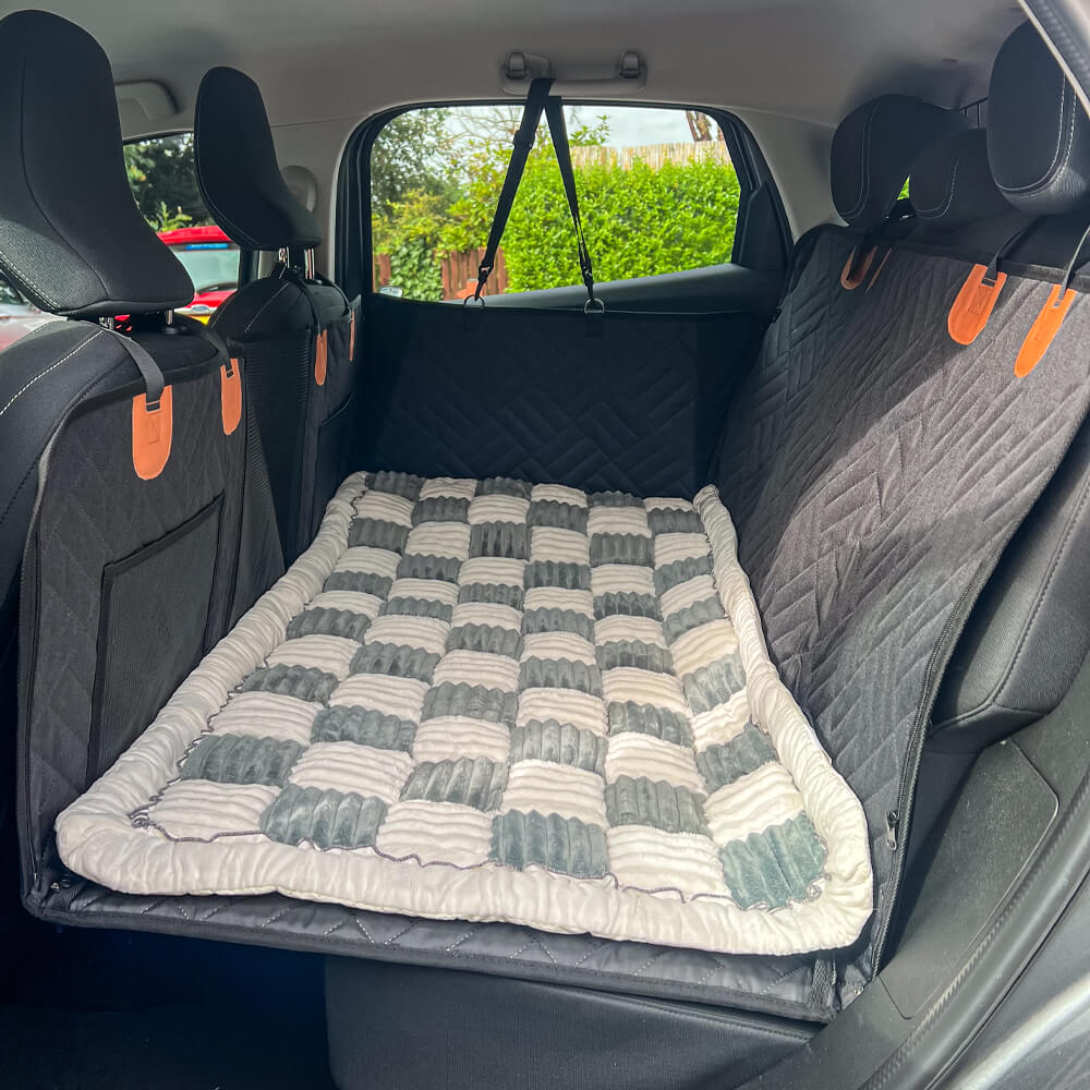 RuffRover 2.0™ - Hard Bottom Dog Car Seat Protector + (FREE Dog Bed)