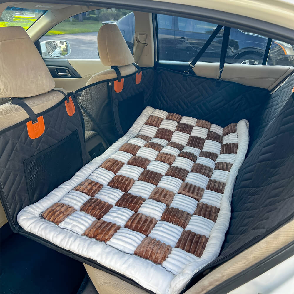 RuffRover 2.0™ - Hard Bottom Dog Car Seat Protector + (FREE Dog Bed)