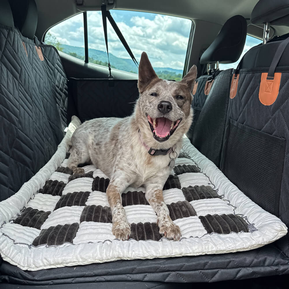 RuffRover 2.0™ - Hard Bottom Dog Car Seat Protector + (FREE Dog Bed)
