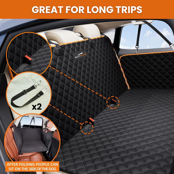 RuffRover 2.0β’ - Hard Bottom Dog Car Seat Protector