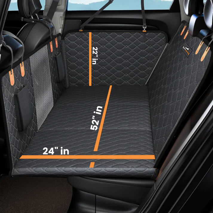 RuffRover 2.0™ - Hard Bottom Dog Car Seat Protector + (FREE Dog Bed)