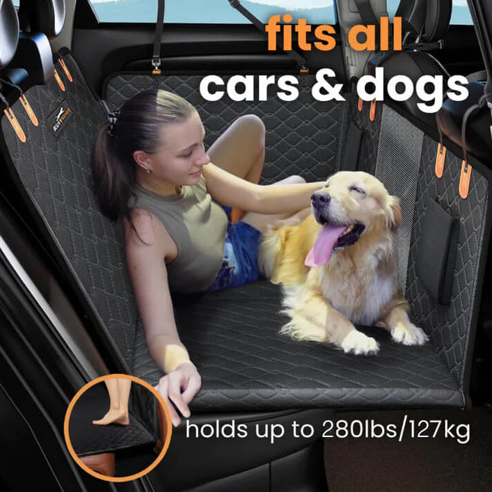 RuffRover 2.0β’ - Hard Bottom Dog Car Seat Protector